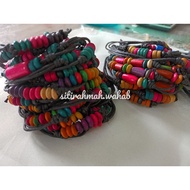 Handmade Wooden Beads GELANG KAKI