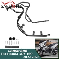 ADV160 Engine Guard Highway Crash Bar Bars For Honda ADV 160 2022 2023 Motorcycle Frame Protection Bumper Accessories