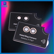 YRX 1/2Pcs For Flip7 Metal Ring Camera Len Protector Anti-Scratch HD Camera Lens Protective Tempered