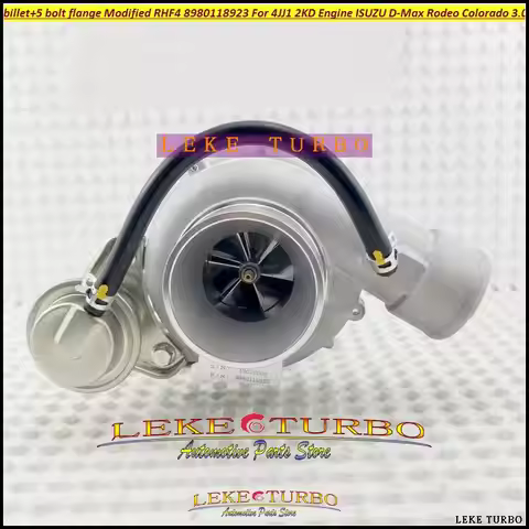Turbo Modified RHF4 44 46mm billet Turbocharger 5 bolts flange 8980118923 For 4JJ1 2KD Engine For IS