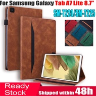 Business PU Leather Tablet Case Flip Wallet Stand Cover For Samsung Galaxy Tab A7 Lite 8.7" SM-T220 SM-T225 T220 T225