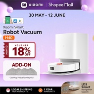 [NEW LAUNCH] Xiaomi Robot Vacuum H40 | 10,000 Pa Suction | Auto-Empty 4 L Dust Bag | 5200 mAh (180‑m