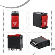 Flashing Switch Black Red.safety Durable For Mercedes W201 W123 Switch【DOLL】
