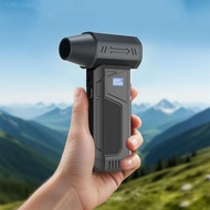 HUBERT Turbo Air Blower, Digital Display 4000mAh Battery Wireless Jet Fan, High Power Brushless Moto