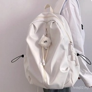 Simple Backpack Student Class School Bag 2025 New Style Trendy Backpack Middle School Student Colleg