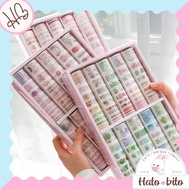 1 Set Isi 100 Pcs Washi Tape Paper Masking Tape Lucu Cute Aesthetic