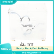 Lemendhk Clear Acrylic Mini ITX Case 360 ° Open Hollow Cooling DIY Computer UK