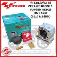 HIPOWER NVX155 Y16ZR Y16 65+4MM GEN 2 CERAMIC BLOCK & FORGED PISTON HIGH COMPRESSION (65x71x28MM)