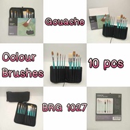 🔥 Professional Colour Paint Brush Set Wallet Art Supplies(BRO1029/BRW1026/BRG1027/BRA1028) (Pack for