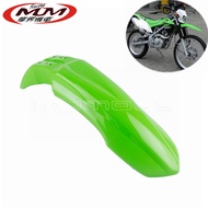 Thích hợp cho Kawasaki off-road phụ kiện Độ Xe Máy klx150 màu xanh lá cây chắn bùn phía trước mudgua