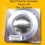spol spul tweeter 34.4mm tanpa terminal acoustic plus bubblewrap