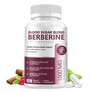 Viên nang phức hợp Berberine 1500mg Berberine HCL hỗ trợ trao đổi chất lành mạnh Thực phẩm bổ sung đ