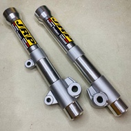 7Ns CNC Lighten front shock Wave-1 w/ JRP Sticker Outer tube WAVE125 for SB Concept - Wave Rs Xrm Sm