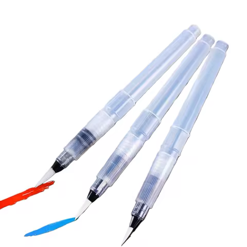 3pcs Watercolor Brush Pen,Refillable Brush Pen, DIY Crafts