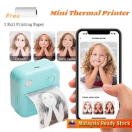 Thermal Printer Mini Bluetooth Printer Portable Receipt Printer Wireless Bluetooth Android IOS Phone