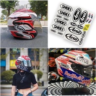 SHOEI Helmet LOGO Sticker Motorcycle Helmet Reflective Sticker Arai Helmet Lens Waterproof Cover Scratch Sticker