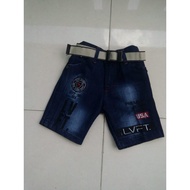 Children's Jeans Shorts 8 - 9 - 10 Years Model Below Knee