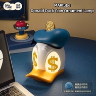 MARtube Donald Duck Gold Coin Ornament Bedside lamp MG25-67 Cartoon Living Room LED night light Dona