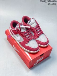 紫鑽🌟誠信商家🌟💜全新Nike Dunk Low 紅灰白 麂皮皮革  男女同款