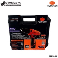 PUMKIN สว่านไร้สาย 12V สว่านแบต 50214-15 PWM2015