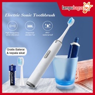 Sikat Gigi Elektrik IPX7 Waterproof / Electric Toothbrush Free Batery