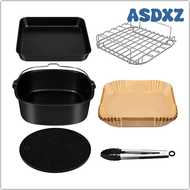 ASDXZ Air Fryer Accessories Hot Air Fryer Accessories For Cosori 5.5 L, Air Fryer XXL Accessories Square Accessories IOPYC