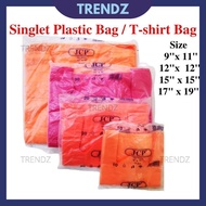 JCP High Quality Singlet Plastic Bag T-Shirt Bag 9 x 11 12 x 12 15 x 15 17 x 19 Tapao Bag Plastik Bu