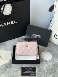 全新🌸 CHANEL 魚子醬牛皮25C零錢包 卡包