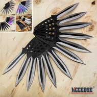 Tactical Knife Survival Knife Hunting Knife 12 PIECE Throwing Knives Set Fixed Blade Knife Razor Sha