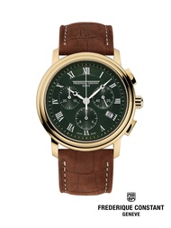 Frederique Constant นาฬิกาข้อมือผู้ชาย Quartz FC-292MCGR4P5 Classics Chronograph Men’s Watch