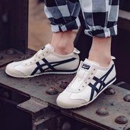 Onitsuka Tiger Shoes for Women Original Sale Mexico 66 Slip-On Canvas Onituska Tiger Shoes for men Unisex Casual Sports Sneakers Beige