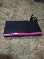 DVD VCD CD PLAYER GMC BM-081P PINK USB MIC NORMAL normal TIDAK ADA REMOT