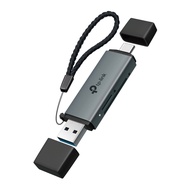 TP-Link | UA430D | 2 in 1 | Card Reader | USB 3.0 Type-C&A to SD & microSD 3.0 | Portable