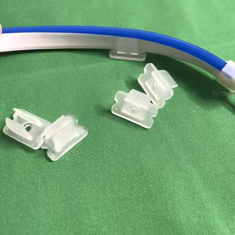 15pcs Neon LED Installation Accessary Silicon Slim Neon Flex LED Strip Clip