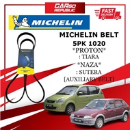 Michelin Belt [5PK 1020] Proton Tiara , Naza Sutera Auxiliary Belt Made In France 100% Original Good
