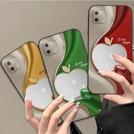 Oppo A16k case with luxurious, lucky apple print