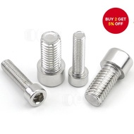 Twenty Pieces M4 Stainless Steel Hex Socket Head Screw