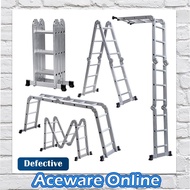 DEFECTIVE M37 12 STEP MULTIPURPOSE ALUMINIUM LADDER (Tangga Aluminium)