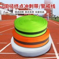 Track and field running track safety warning tape, beach volleyball court edge marking tape, thicken