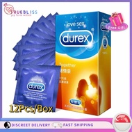 SG Seller Durex 12Pcs/Box Condoms  Extra Lubricated Latex Cock Penis Sleeve For Men Adult Sex Products Condom Sex Toys