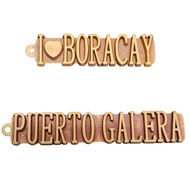 Souvenir keychain Tag Boracay Puerto Galera