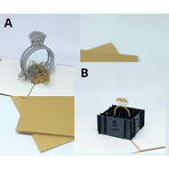 3D GREETING CARD FIANCE WEDDING RING MARRIED WEDDING LOVE VALENTINE WISHES CARD GREETING CARD