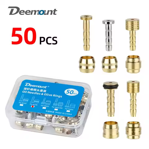 50 Pcs Bicycle Brake Olives Oil Needle/Inserts for SHIMANO BH90 BH59 SRAM Magura Tektro Cycle Hydrau