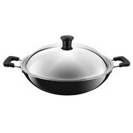 TEFAL C5289714 40CM CERAMIC WOK WITH LID