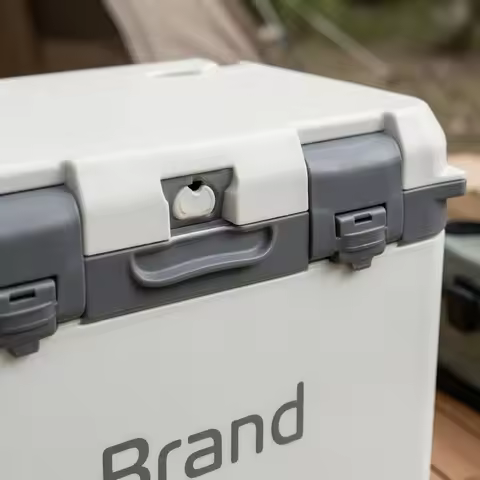 EPS Cooler Box Latch Closure Insulated Cooler Box Thermal Storage Container Carry Handle Portable Ic