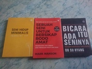 Paket Buku 3 Sebuah Seni untuk Bersikap Bodo Amat & Bicara Itu Ada