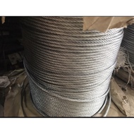 Galvanized Wire Rope 6 mm 6mm Galvanized Steel Wire Rope Meter/