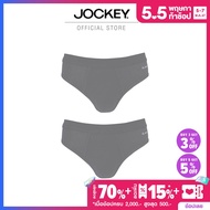 JOCKEY กางเกงในชาย COTTON STRETCH รุ่น KU 1046 ทรง BRIEF สีเทา (แพ็ค 2 ชิ้น)