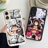 Case for OPPO RENO 2F 2Z A5X 13F 2025 A5 A5i PRO 5G FA-27 ONE PIECE Black Silicone