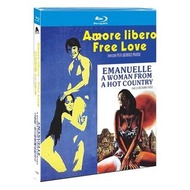 Y9WH 全新 包郵到戶 藍光電影 自由的愛/ 浪蕩之愛/ Amore libero - Free Love 1974+艾曼妞-來自熱帶國家的女人/ Emanuelle - A Woman from 